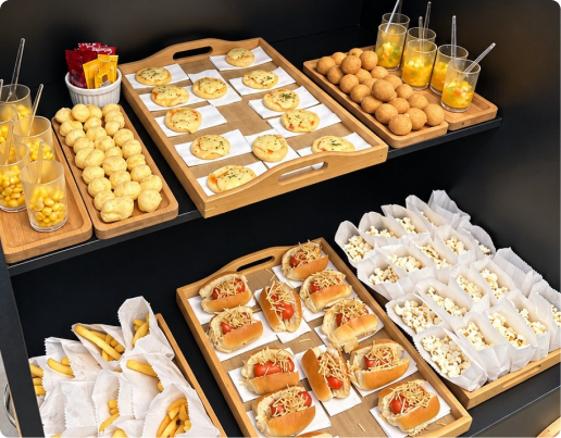 Gastronomia5- Arena Artería - Único Buffet Infantil com Quadra de 20 metros - Campo Belo - São Paulo